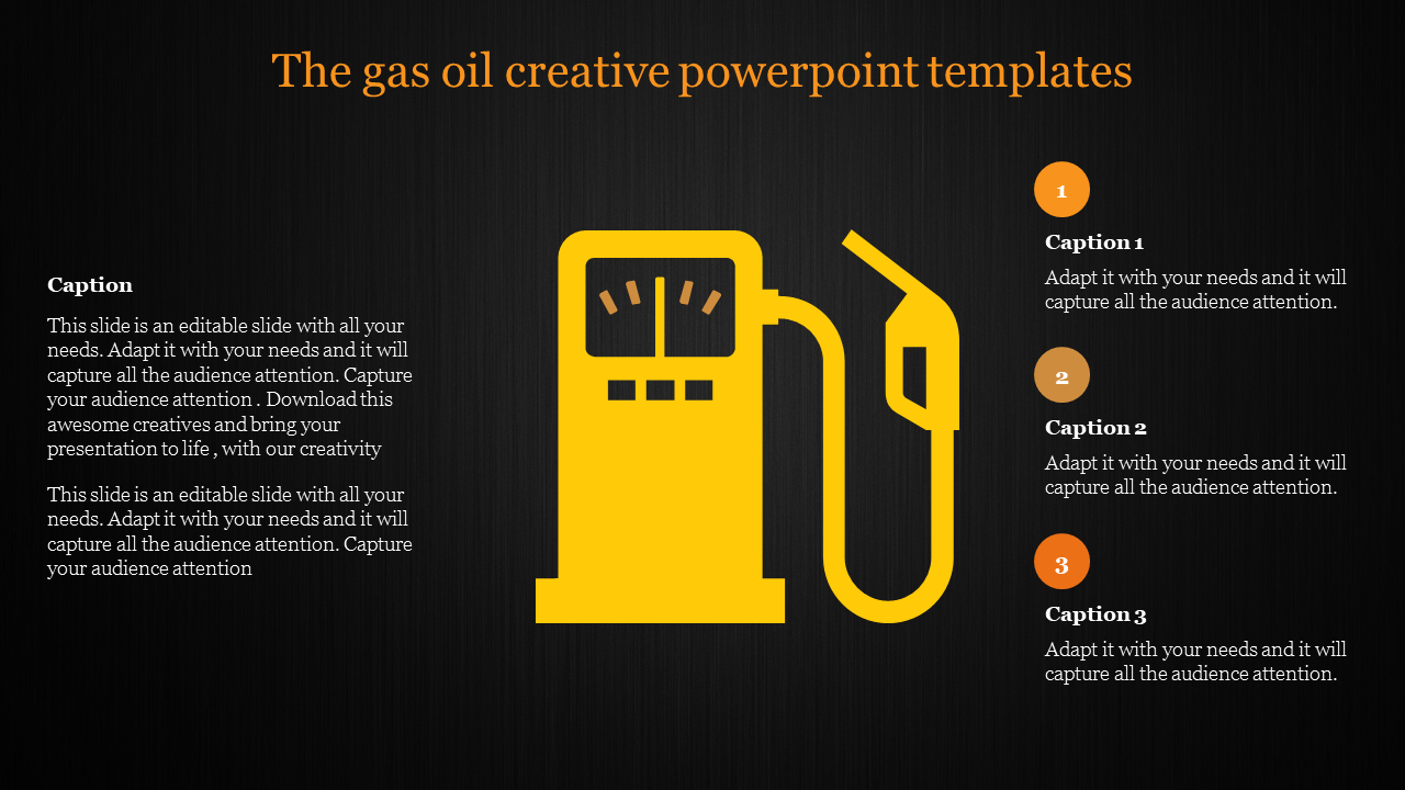 Free - Gas Oil Creative PowerPoint Templates and Google Slides